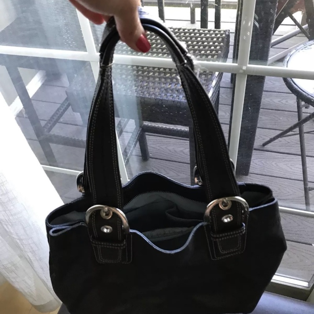 Coach leather bag